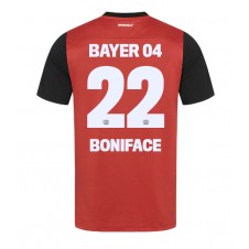 Bayer Leverkusen Victor Boniface #22 Hemmatröja 2024-25 Korta ärmar